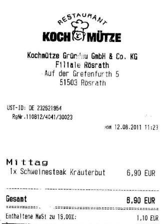 shost Hffner Kochmtze Restaurant